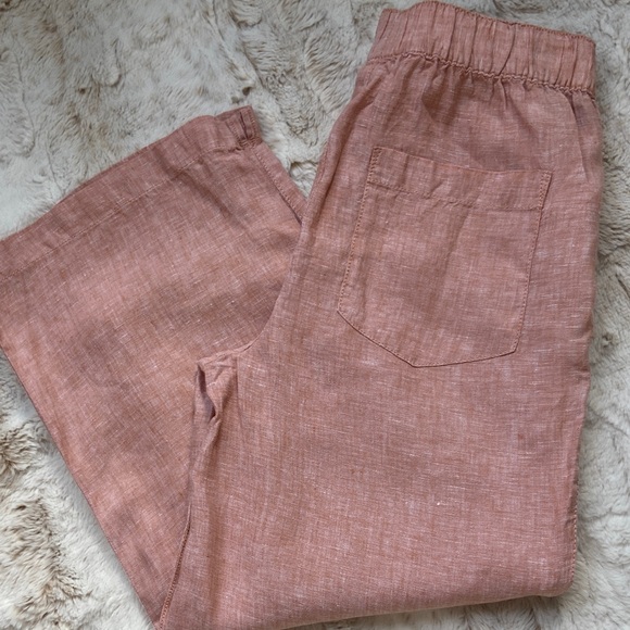 Cynthia Rowley Pants - Cynthia Rowley Women's Linen Pants - Dusty Pink